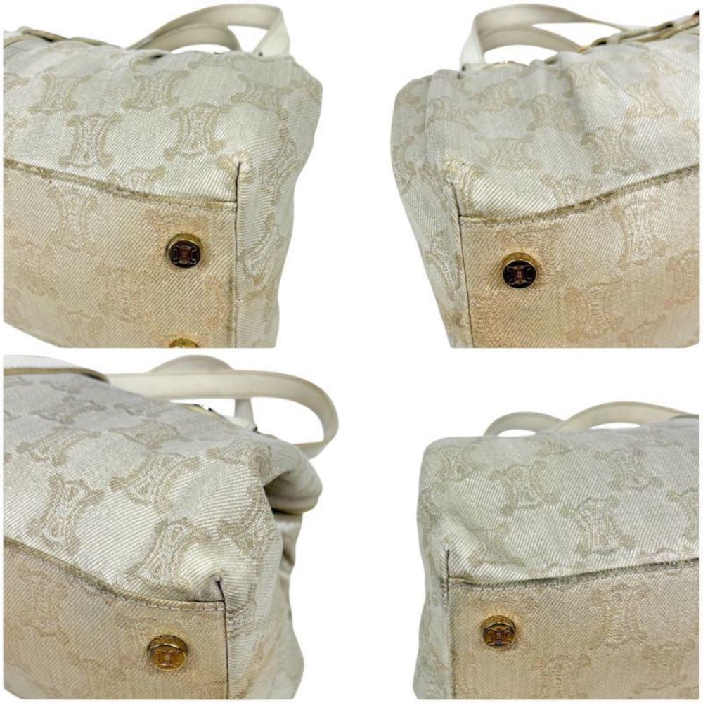 Celine Paris Macadam Patterned Handbag Shoulder B… - image 5